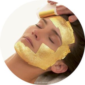 GoldCosmetica cosmetic gold leaf improves skin texture by up to 29 %