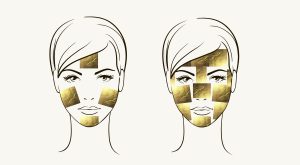 GoldCosmetica - How many gold leaf sheets are needed for a gold facial treatment? Cover photo